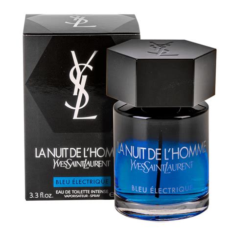 ysl la nuit de l homme eau electrique|la nuit l'homme bleu electrique.